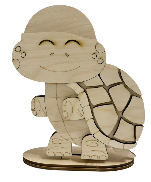 Happy Turtle Standing Shelf Sitter with Interchangeable Seasonal Hats