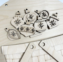 Interchangeable Bases and Door Hangers for Seasonal Basket Inserts and Add Ons