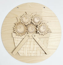 Interchangeable Bases and Door Hangers for Seasonal Basket Inserts and Add Ons