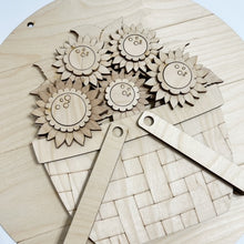 Interchangeable Bases and Door Hangers for Seasonal Basket Inserts and Add Ons