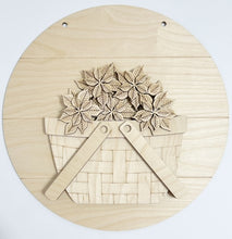 Interchangeable Bases and Door Hangers for Seasonal Basket Inserts and Add Ons