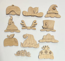 Interchangeable Seasonal Hats for Standing Shelf Sitters