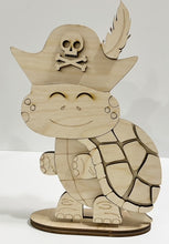 Happy Turtle Standing Shelf Sitter with Interchangeable Seasonal Hats