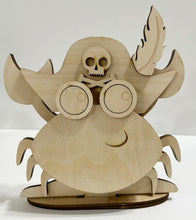 Sandy Crab Standing Shelf Sitter with Interchangeable Seasonal Hats