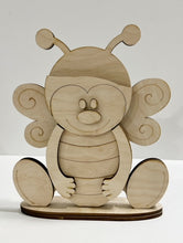 Happy Bee Standing Shelf Sitter with Interchangeable Seasonal Hats