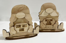 Mr. & Mrs. Gnome Standing Shelf Sitter with Interchangeable Seasonal Hats