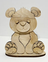 Cute Bear Standing Shelf Sitter with Interchangeable Seasonal Hats