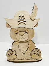 Cute Bear Standing Shelf Sitter with Interchangeable Seasonal Hats