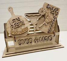 Interchangeable Inserts with Banners for Raised Shelf Sitters and Wagons