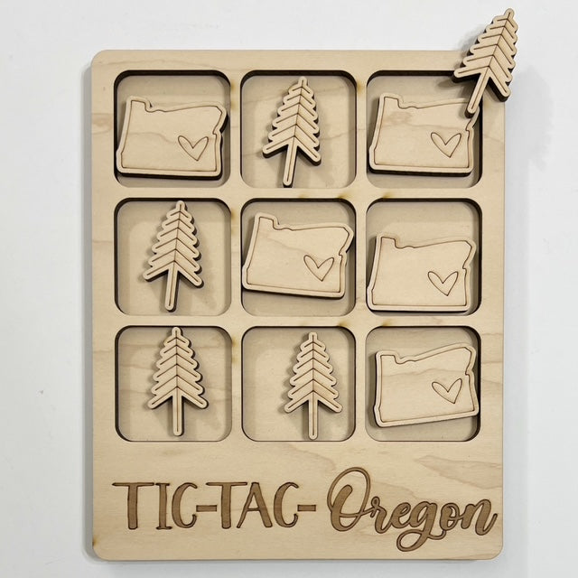 TIC-TAC-Oregon State Game Board