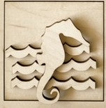 4" Seasonal Squares #6