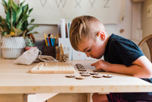 Wood Number Coins - Math Manipulatives - Educational Game - Montessori - Homeschool - Preschool Learning - Math Activities - Counting Games