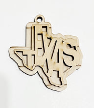 State Name Cutout Ornament