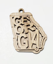State Name Cutout Ornament