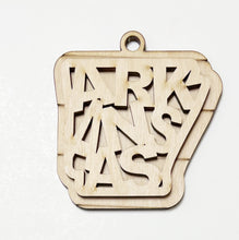 State Name Cutout Ornament