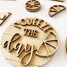 Squeeze the Day Lemonade Tiered Tray Set