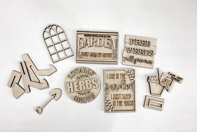 Garden Tiered Tray Set