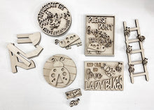 Ladybug Tiered Tray Set