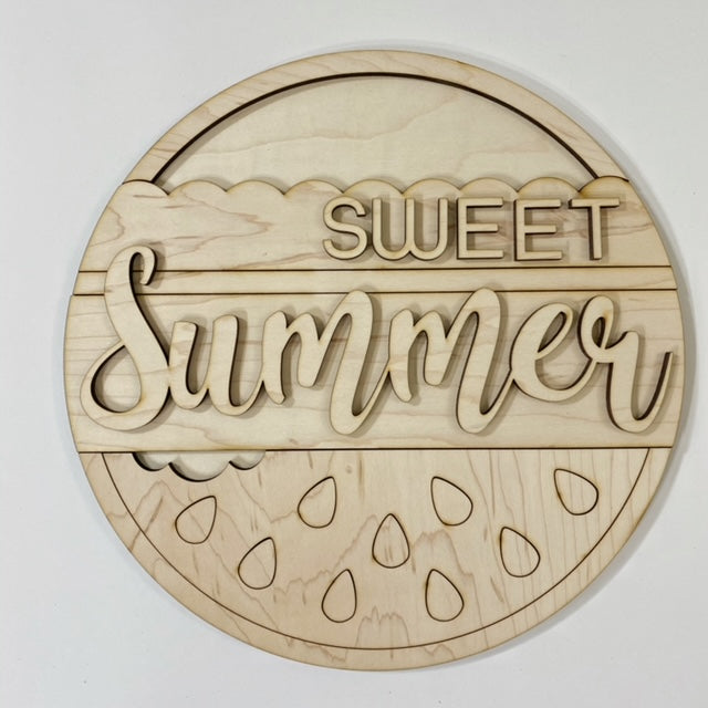 Sweet Summer Watermelon Round