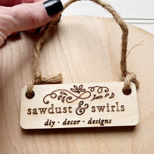 Customizable Wood 2 Piece Door Hanger