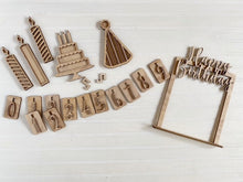 Interchangeable Inserts with Banners for Wagons and Raised Shelf Sitter