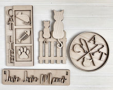 Interchangeable Inserts with Banners for Wagons and Raised Shelf Sitter