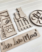 Interchangeable Inserts with Banners for Wagons and Raised Shelf Sitter