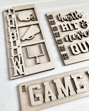 Interchangeable Inserts with Banners for Wagons and Raised Shelf Sitter