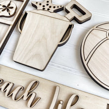 Interchangeable Inserts with Banners for Wagons and Raised Shelf Sitter