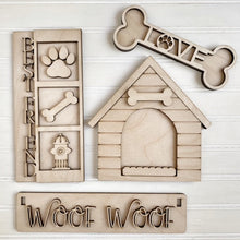 Interchangeable Inserts with Banners for Wagons and Raised Shelf Sitter