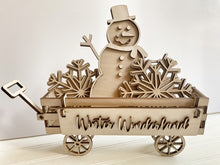 Interchangeable Wagon with Seasonal Banner and Inserts