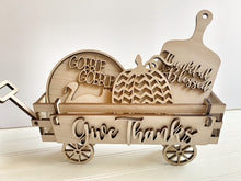 Interchangeable Wagon with Seasonal Banner and Inserts