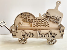 Interchangeable Wagon with Seasonal Banner and Inserts