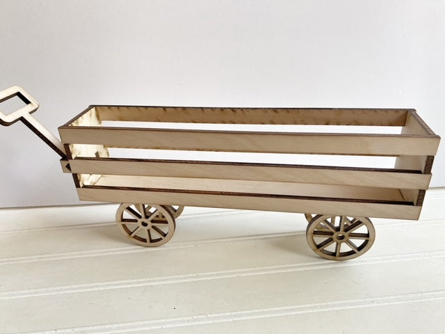 Interchangeable Wagon with Seasonal Banner and Inserts