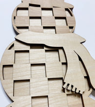 Standing Snowman with Scarf