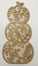 Patterned Double Layer Pumpkin Trio Stack