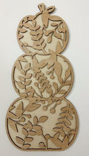 Patterned Double Layer Pumpkin Trio Stack