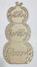 Patterned Double Layer Pumpkin Trio Stack