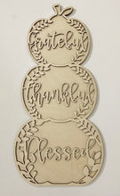 Patterned Double Layer Pumpkin Trio Stack