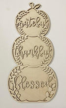 Patterned Double Layer Pumpkin Trio Stack