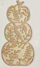 Patterned Double Layer Pumpkin Trio Stack