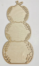 Patterned Double Layer Pumpkin Trio Stack