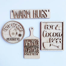 Interchangeable Inserts with Banners for Wagons and Raised Shelf Sitter