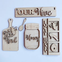 Interchangeable Inserts with Banners for Wagons and Raised Shelf Sitter