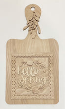 Interchangeable Decorative Bread Board with 4 Seasonal Inserts