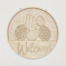 Interchangeable Welcome Round Doorhanger and Inserts