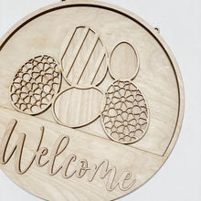 Interchangeable Welcome Round Doorhanger and Inserts