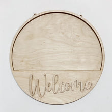 Interchangeable Welcome Round Doorhanger and Inserts