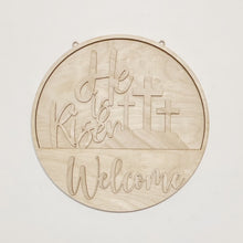 Interchangeable Welcome Round Doorhanger and Inserts