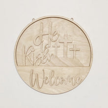 Interchangeable Welcome Round Doorhanger and Inserts
